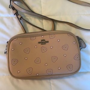 Coach crossbody heart bag